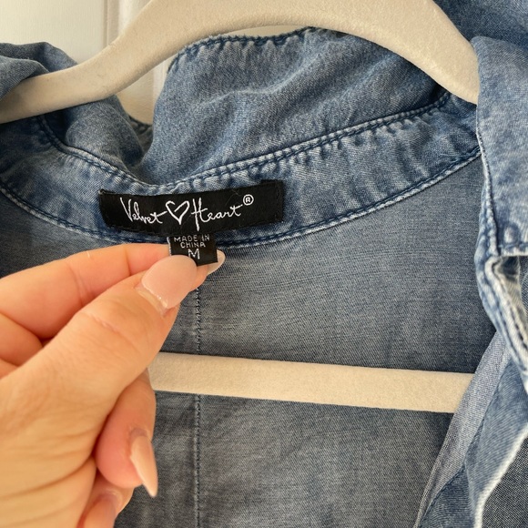 Blue Button Down - Picture 3 of 5